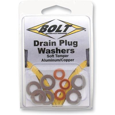Bolt MC Hardware - Bolt MC Hardware M12 Drain Plug Washers - Aluminum - 50pk - DPWM12.20-50