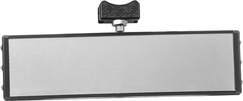 Axia Alloys - Axia Alloys 9in. Panoramic Mirror - MOD9PRVMBO-BK