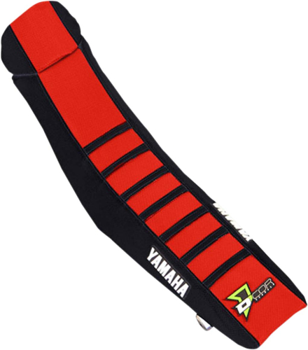 DCOR - DCOR Factory Reinforced Seat Cover - Black/Red/Black Ribs - 30-50-459