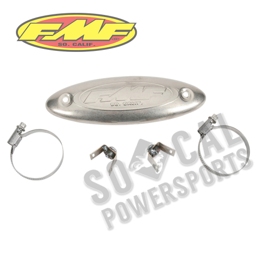 FMF Racing - FMF Racing Universal Header Heat Shield - Titanium - 040230