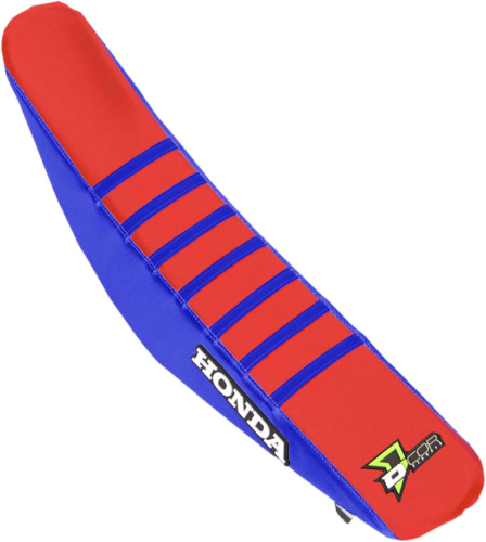 DCOR - DCOR Factory Reinforced Seat Cover - Blue/Red/Blue Ribs - 30-10-471