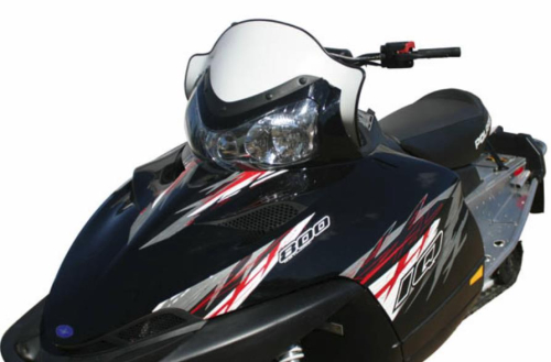 Powermadd - Powermadd Cobra Windshield - 11.5in. - White - 11921