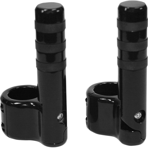 Lindby - Lindby Clamp-on Wide Band Footpegs - Black - BL715