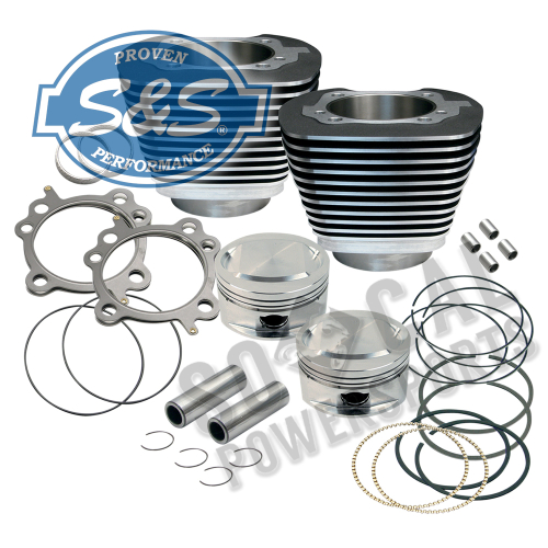 S&S Cycle - S&S Cycle 95in. Big Bore Kit - Black Powder-Coated - 910-0204
