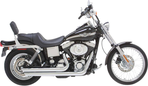 Vance & Hines - Vance & Hines Big Shots Staggered Exhaust System - Chrome - 17911