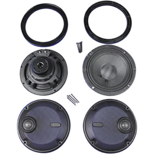 J&M - J&M Rokker XXR Series 6.71in. Front Speaker Kit - HCRK-6712TW-XXR