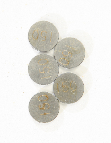 K&L Supply - K&L Supply 9.50mm Valve Shim Refill (5 pack) - 1.50mm - 13-6800