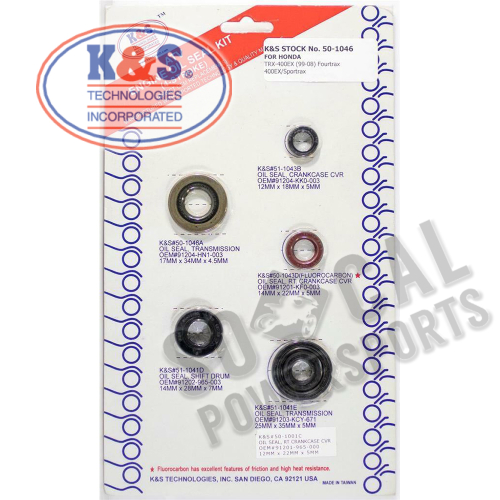 K&S Technologies - K&S Technologies Engine Oil Seal Kit - 50-1046
