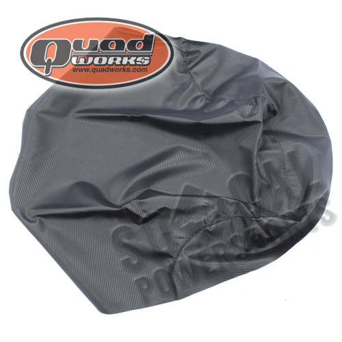Quad Works - Quad Works Seat Cover - Gripper - Black - 31-23012-01
