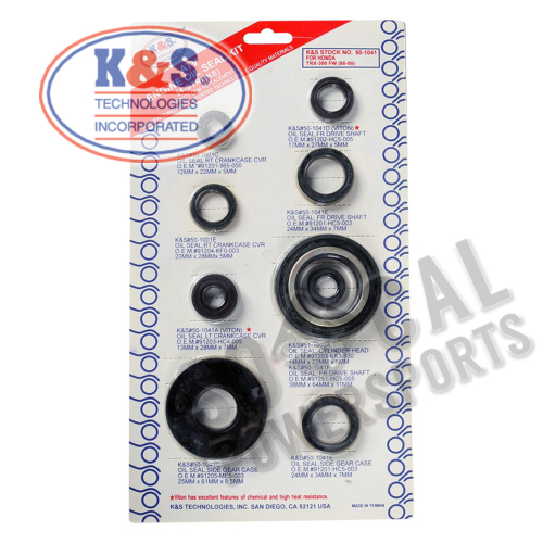 K&S Technologies - K&S Technologies Engine Oil Seal Kit - 50-1041