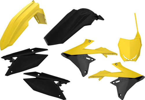 Polisport - Polisport Plastic Kit - Yellow/Black - 90839