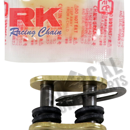 RK - RK Clip Connecting Link for 520 EXW GB XW-Ring Chain - Gold - GB520EXW-CL