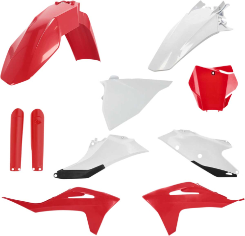 Acerbis - Acerbis Full Plastic Kit - Red/White - 2872791005