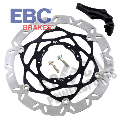 EBC - EBC Supermoto Carbon Fiber Look Contour Brake Rotor Kit - SMX6437