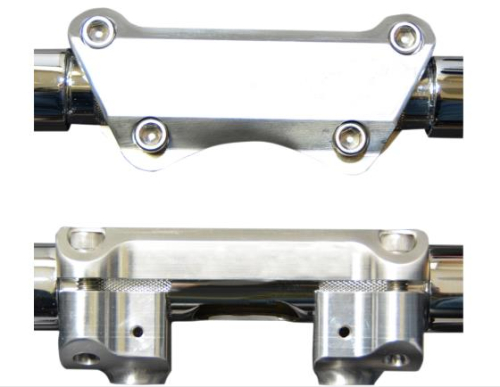 Wild 1 - Wild 1 1in. Handlebar Riser and Clamp Kit - Chrome - WO539