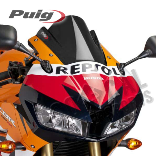 PUIG - PUIG Z-Racing Windscreen - Black - 6478N