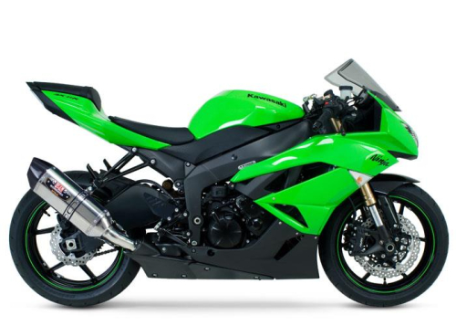 Yoshimura - Yoshimura R-77 Street Series Slip-On - Stainless Steel Muffler - Carbon Fiber End Cap - 1464205