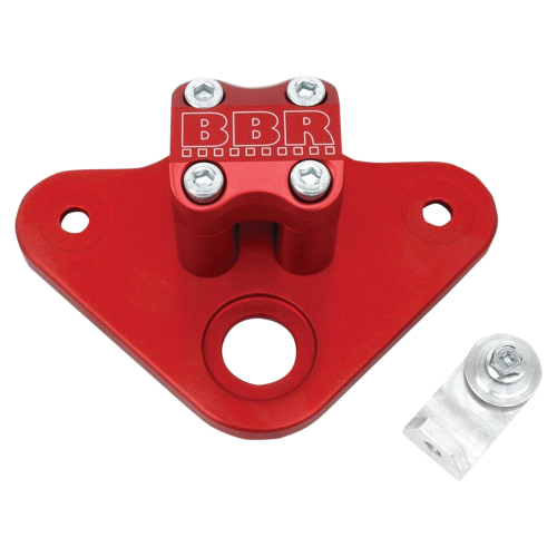 BBR Motorsports - BBR Motorsports Billet Triple Clamp - Red (Standard 7/8in.) - 510-HXR-5042