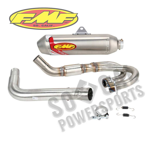 FMF Racing - FMF Racing Factory 4.1 Full System with PowerBomb Header - Titanium Muffler - 044213