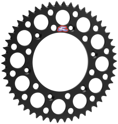 Renthal - Renthal Ultralight Rear Sprocket - Black - 49T - 121U-428-49GPBK