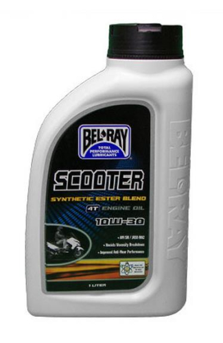 Bel-Ray - Bel-Ray Scooter Synthetic Ester Blend 4T Engine Oil - 10W30 - 1L. - 99430-B1LW