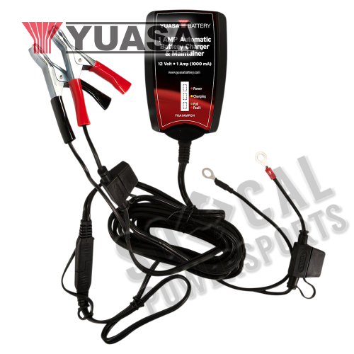 Yuasa - Yuasa 12 Volt 1 Amp Battery Charger - YUA1AMPCH