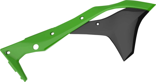 Polisport - Polisport Radiator Shroud - Green/Black - 8412300001