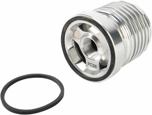 PC Racing - PC Racing FLO Spin On Stainless Steel Oil Filter - Chrome - PCS6C