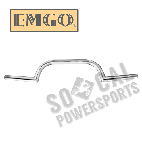 Emgo - Emgo 7/8in. Clubman Universal Handlebar - Chrome - 23-12538