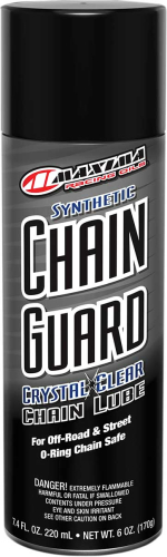 Maxima - Maxima 100% Synthetic Crystal Clear Chain Guard - 8oz. - 77908