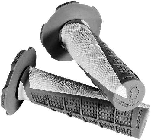 Scott USA - Scott USA Deuce MX Grips - Gray/White - 219627-1199