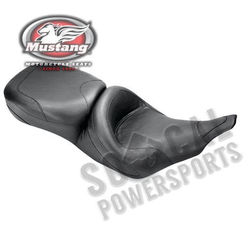Mustang - Mustang 1-Piece Ultra Touring Seat - Smooth Style - No Studs - 75449