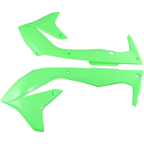 Acerbis - Acerbis Radiator Shrouds - Flo-Green - 2449690235