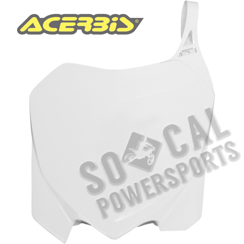 Acerbis - Acerbis Front Number Plate - White - 2141850002