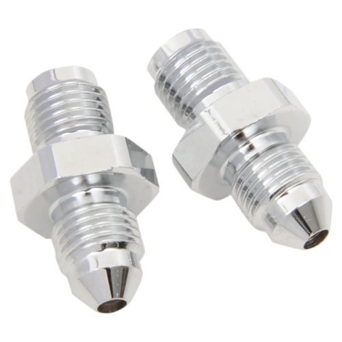 Russell - Russell Cycleflex Universal Brake Line Fitting - 3/8in 24 Inverted Flare - #3 Straight - R4396C