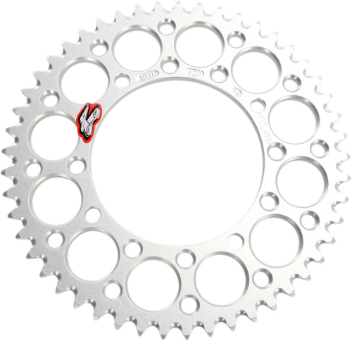 Renthal - Renthal Ultralight Rear Sprocket - Silver - 49T - 191U-420-49GESI