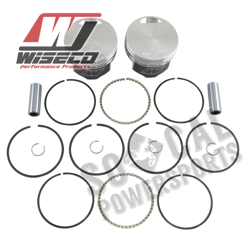 Wiseco - Wiseco K Piston Kit (80ci. Flat Top) - .020in. Oversize to 3.518in., 8.5:1 Compression - K1642
