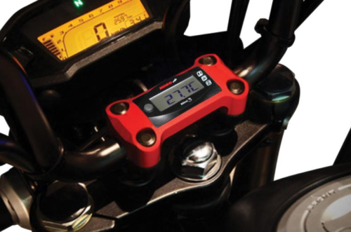 Koso North America - Koso North America Top Clamp Bracket - Red - BE030000