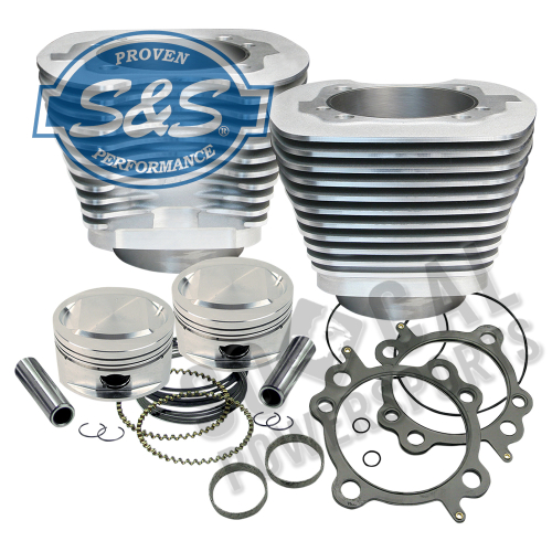 S&S Cycle - S&S Cycle 95in. Big Bore Kit - Silver Powder-Coated - 910-0200