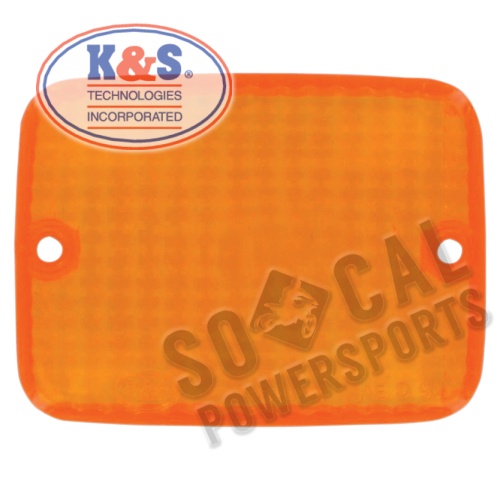 K&S Technologies - K&S Technologies DOT Approved Turn Signal Replacement Lens - Amber - 25-4060