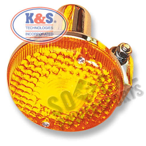 K&S Technologies - K&S Technologies DOT Approved Turn Signal - Amber - 25-2195