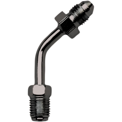 Russell - Russell Renegade Universal Adapter Fitting - 3/8in-24 Inverted Flare - #3 Male with 45 Degree Bend - R42813B