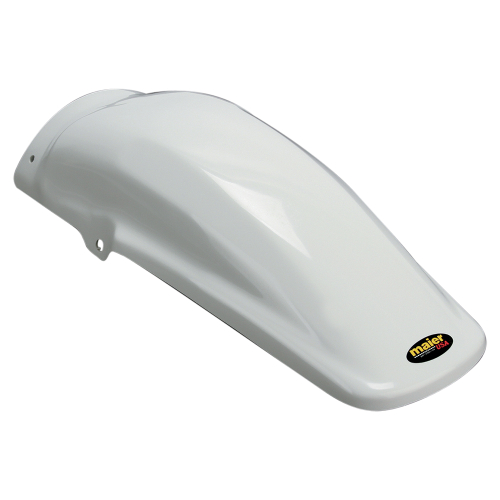 Maier Mfg - Maier Mfg MX Style Rear Fender - White - 123051