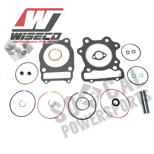 Wiseco - Wiseco Top End Kit - 2.00mm Oversize to 76.00mm, 10.25:1 Compression - PK1046