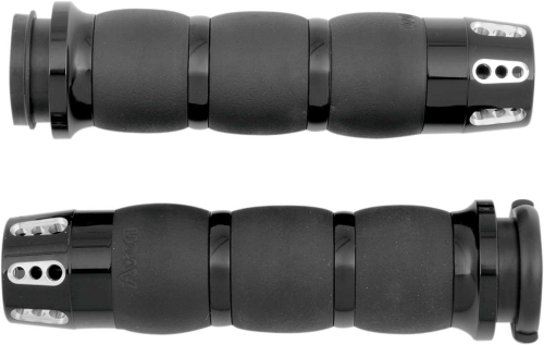 Avon Grips - Avon Grips Gatlin Velvet Air Grips - Black - AIR-96-AN-FL-GA