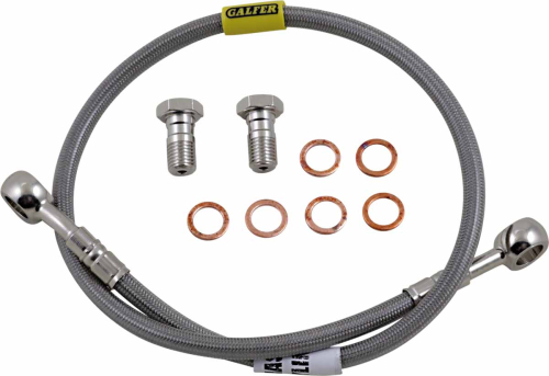 Galfer Brakes - Galfer Brakes Stainless Steel Rear Hydraulic Brake Line Kit - FK003D419R