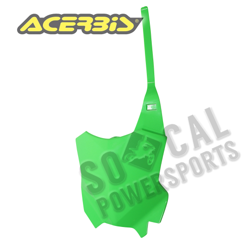 Acerbis - Acerbis Front Number Plate - Fluo Green - 2449390235
