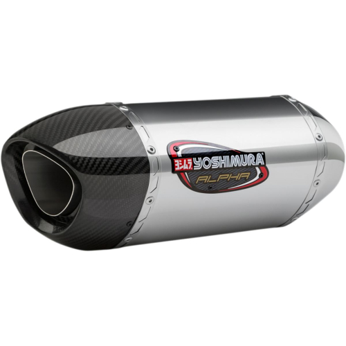 Yoshimura - Yoshimura Alpha Signature Series Slip-On - Stainless Steel Muffler - 13141EM520