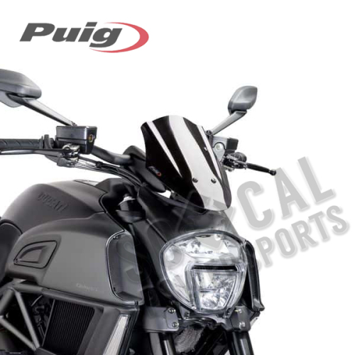 PUIG - PUIG New Generation Sport Windscreen - Black - 7592N