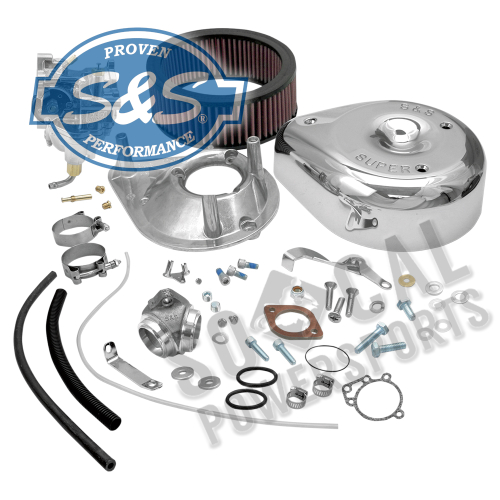 S&S Cycle - S&S Cycle Super E Shorty Carburetor Kit w/ Manifold - 11-0402